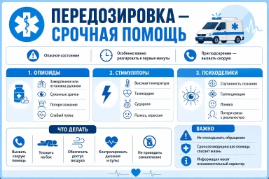 Помощь при передозировке в Берёзовском