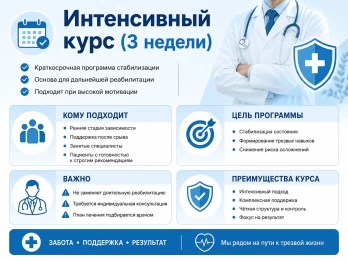 Реабилитация за 21 день в Берёзовском